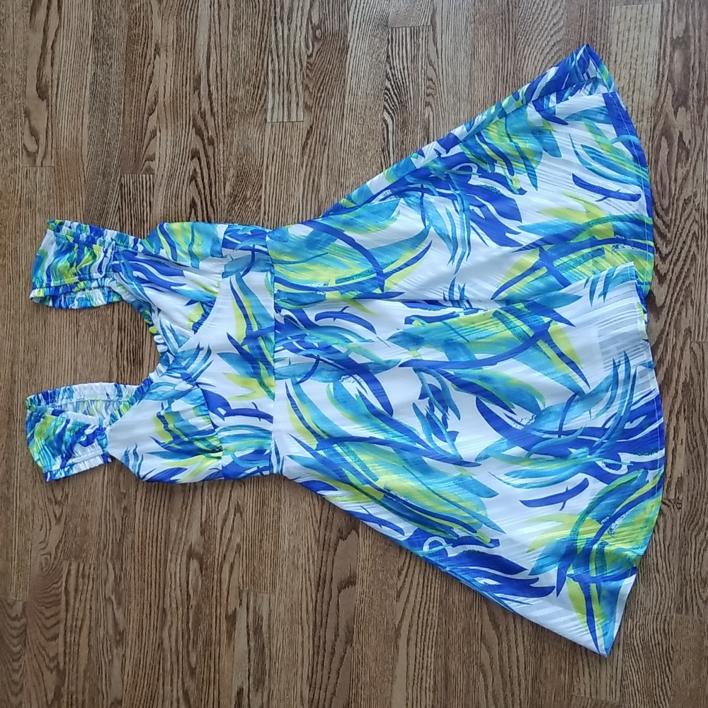 (S) Adelyn Rae Fit & Flare Skater Dress Full Skirt Beautiful Vacation Mini